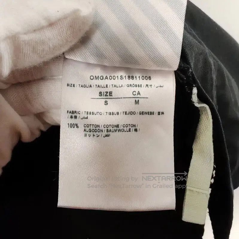 Off-White Off-White Black Cotton Long Sleeve Shirt . Size US S / EU 44-46 / 1 - 4 Thumbnail