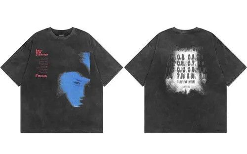 VIBE Oversize hip-hop vintage print T-shirt Harajuku style Y2k Size US L / EU 52-54 / 3 - 2 Thumbnail