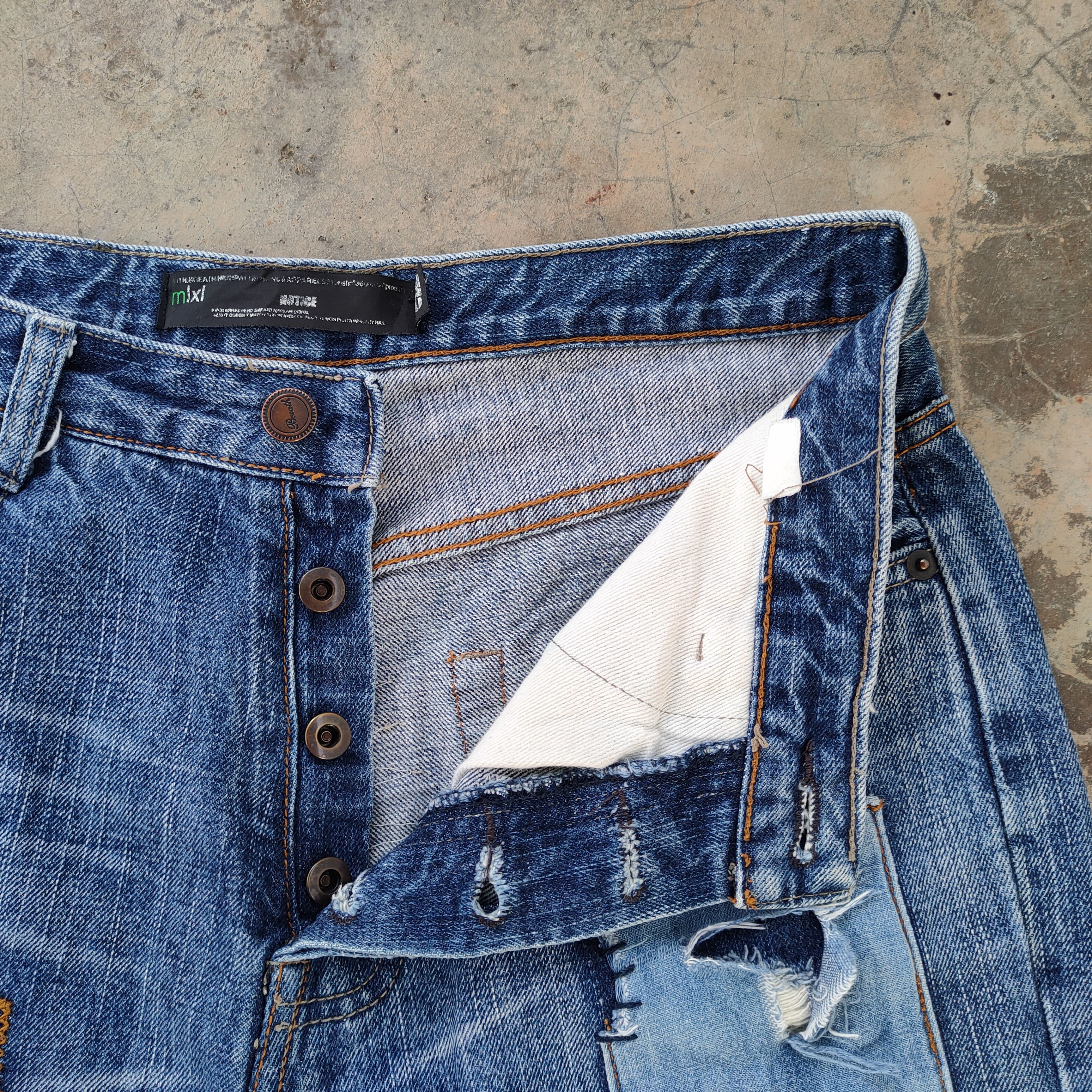 Japanese Brand × Jean × Vintage W30 VINTAGE BREATHMINT PATCH JEANS DENIM PANTS Size US 30 / EU 46 - 8 Thumbnail