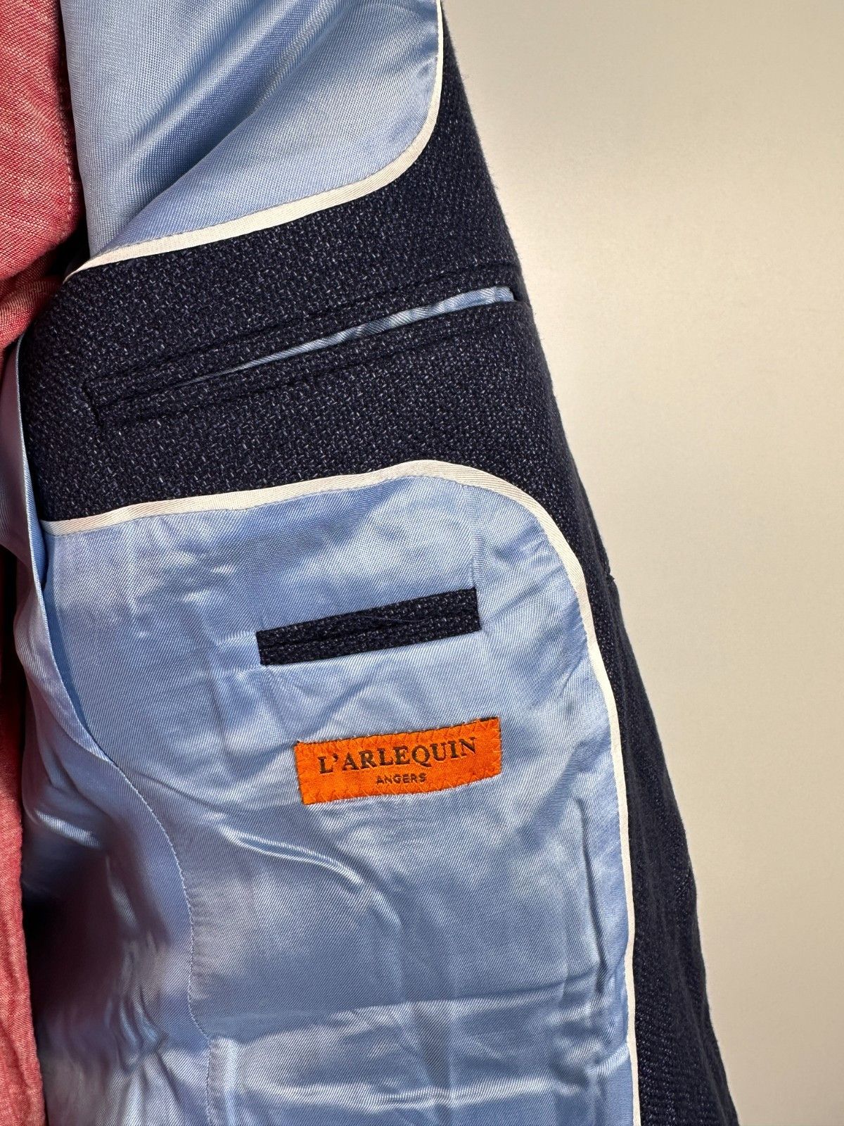 Other Bladen Bros Larlequin Blazer Navy Linen Men's Size 38 Size 38R - 9 Thumbnail
