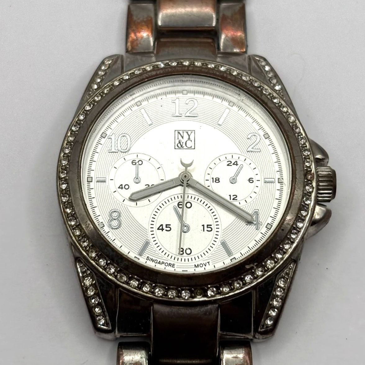 Other Vintage Silver NY&C Men's Watch Size ONE SIZE - 3 Thumbnail