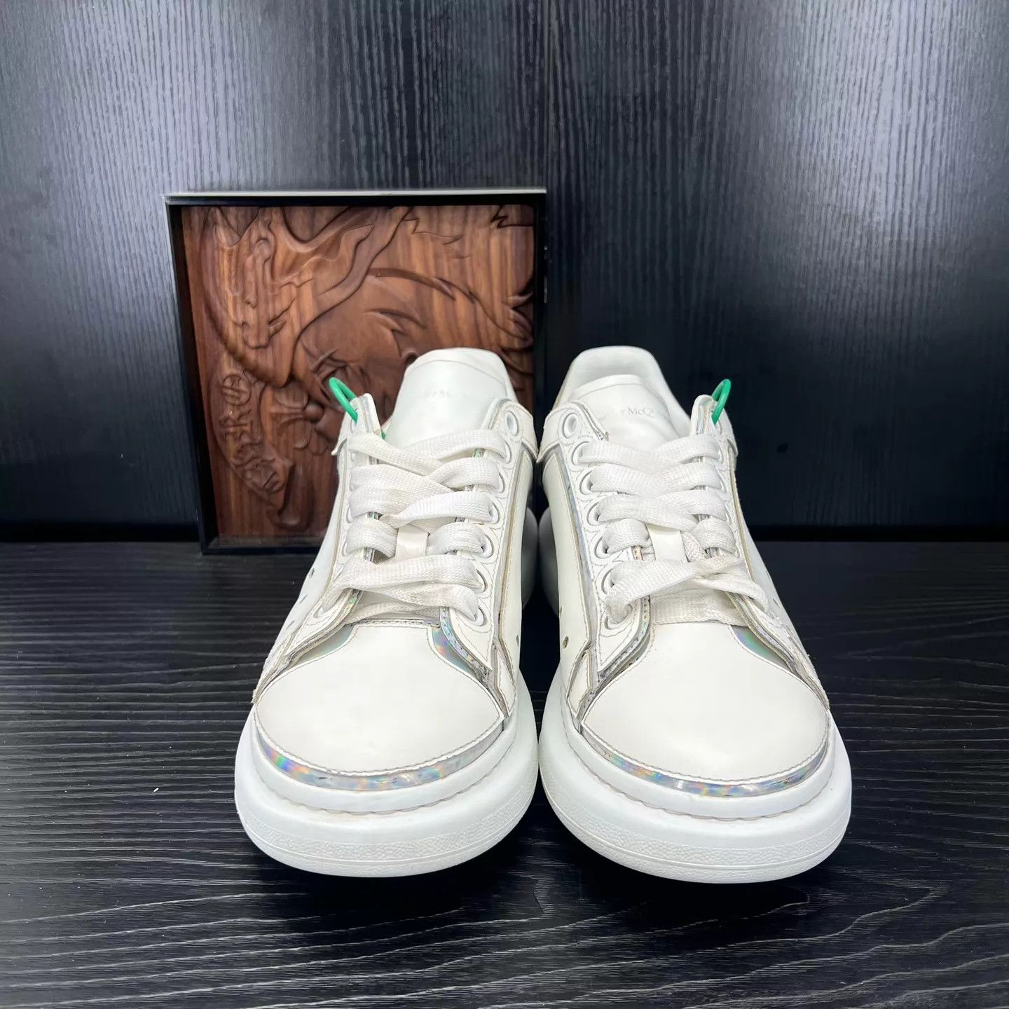 Alexander McQueen Alexander McQueen White Color Trim Size 45 Size US 12 / EU 45 - 2 Thumbnail