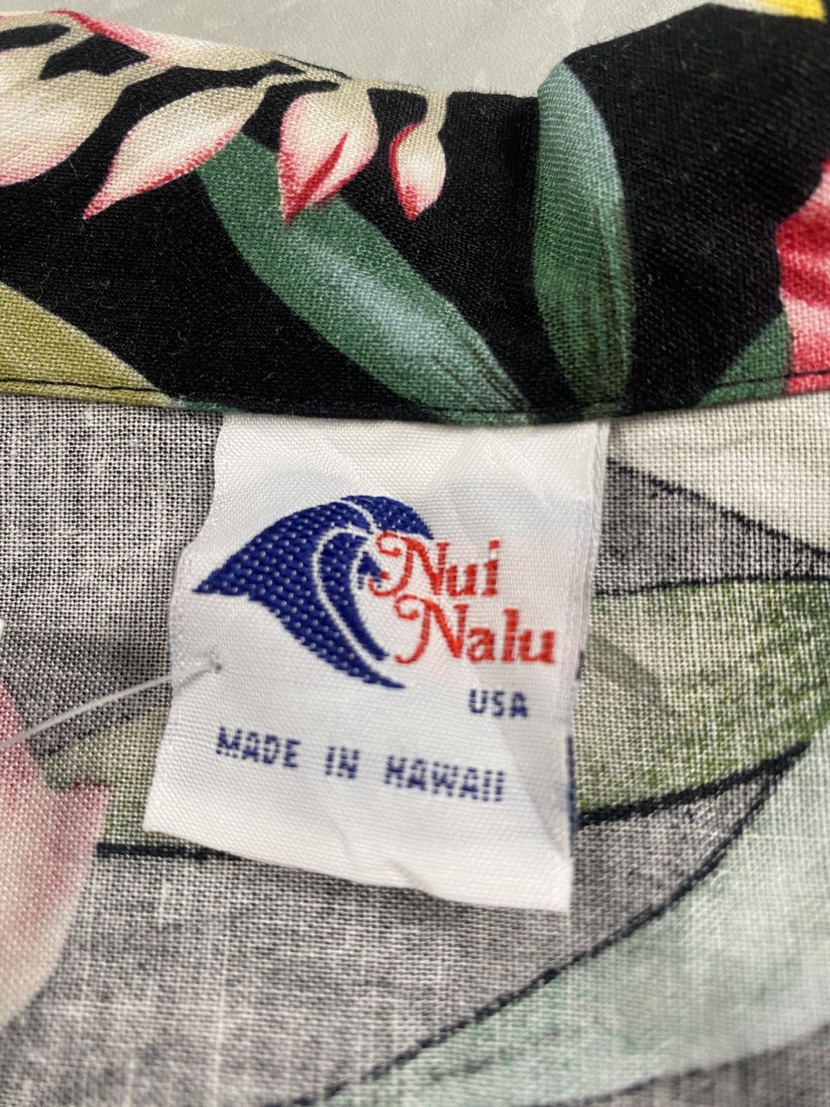 Other Rare Vintage 90s Nui Nalu Hawaiian Floral Open Collar Size US S / EU 44-46 / 1 - 6 Thumbnail