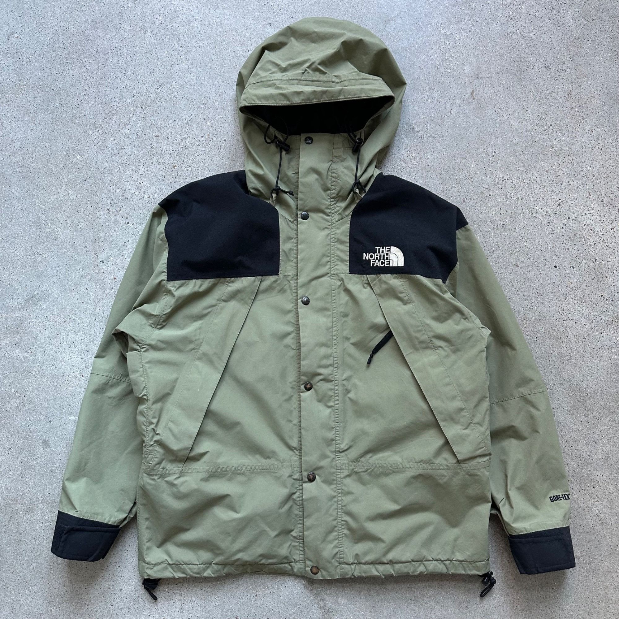 Vintage Sage Tan North Face Gore-Tex Gorpcore Jacket Rare