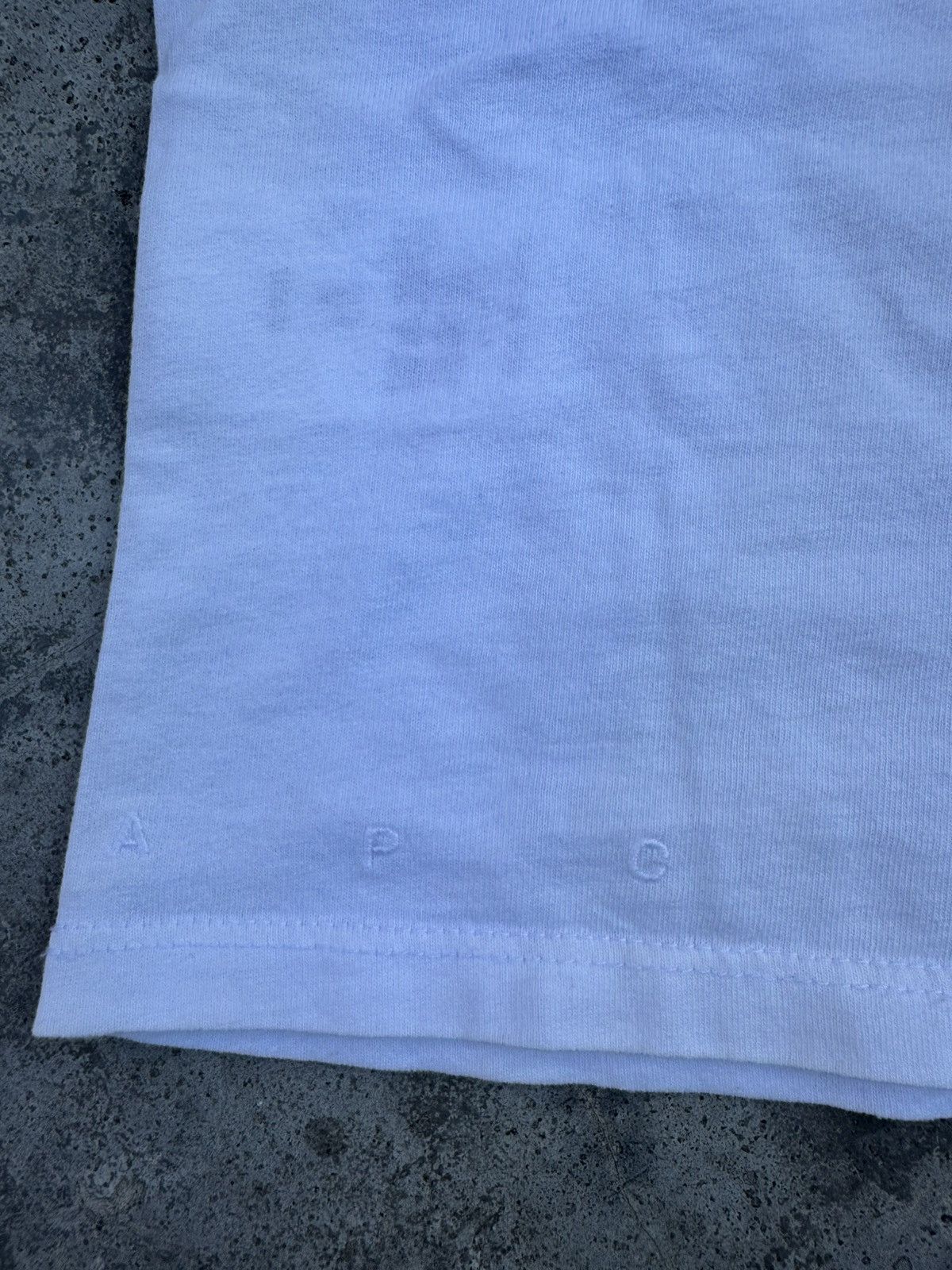 A.P.C. Apc Paris Big Logo Tshirt Size US M / EU 48-50 / 2 - 6 Thumbnail