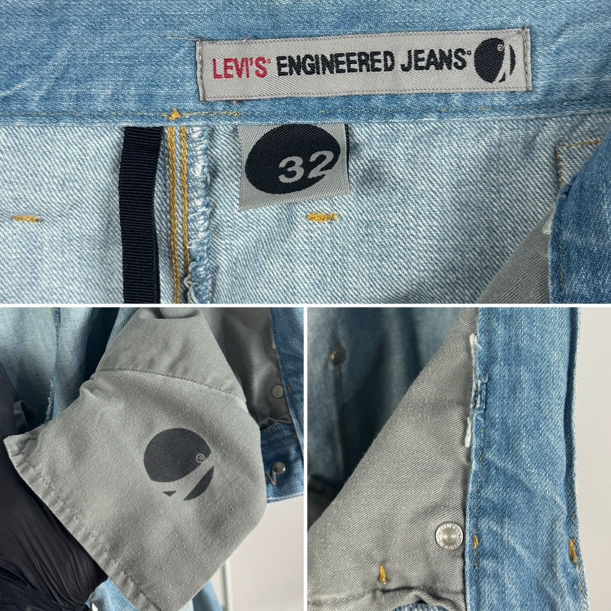 Levi's Vintage Levis Engineered Twisted Seams Buckle Back Tag Denim Size US 32 / EU 48 - 23 Thumbnail