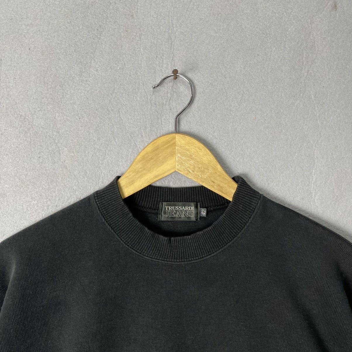 Trussardi Vintage 1990s Trussardi Jeans Back Logo Sweatshirt Size US M / EU 48-50 / 2 - 4 Thumbnail