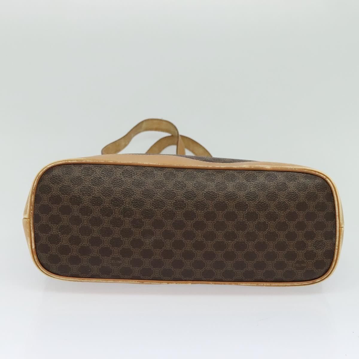 Celine CELINE Macadam Canvas Cicada Shoulder Bag Pvc Leather Brown Size ONE SIZE - 9 Thumbnail