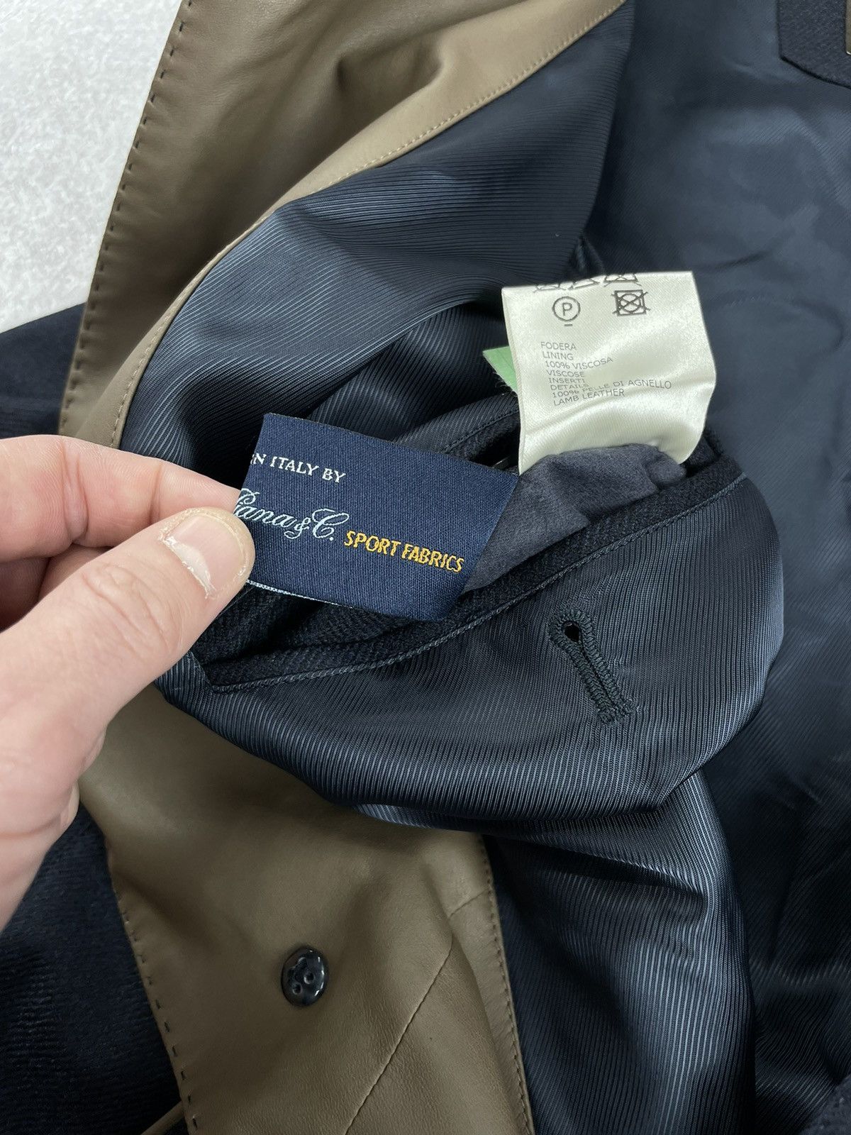 Mandelli Mandelli Wool/Cashmere ing. Loro Piana Coat Jacket Size US XL / EU 56 / 4 - 16 Thumbnail