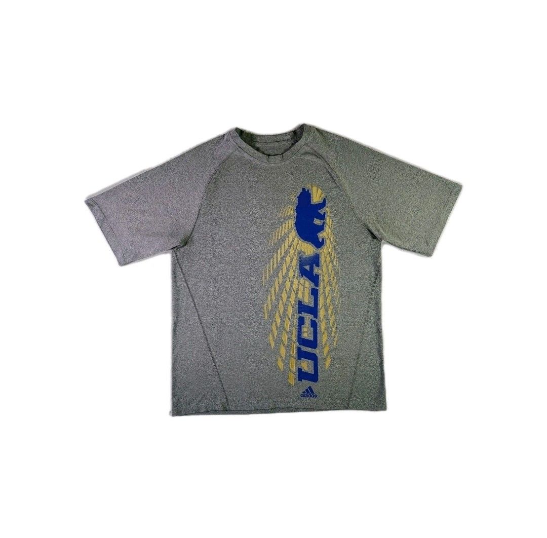 Adidas VINTAGE UCLA Bruins Adidas Activewear T-shirt Gray NCAA Size US M / EU 48-50 / 2 - 1 Thumbnail