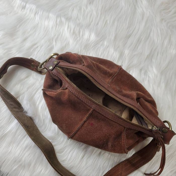 Lucky Brand Lucky Brand Y2K Brown Leather Shoulder Bag