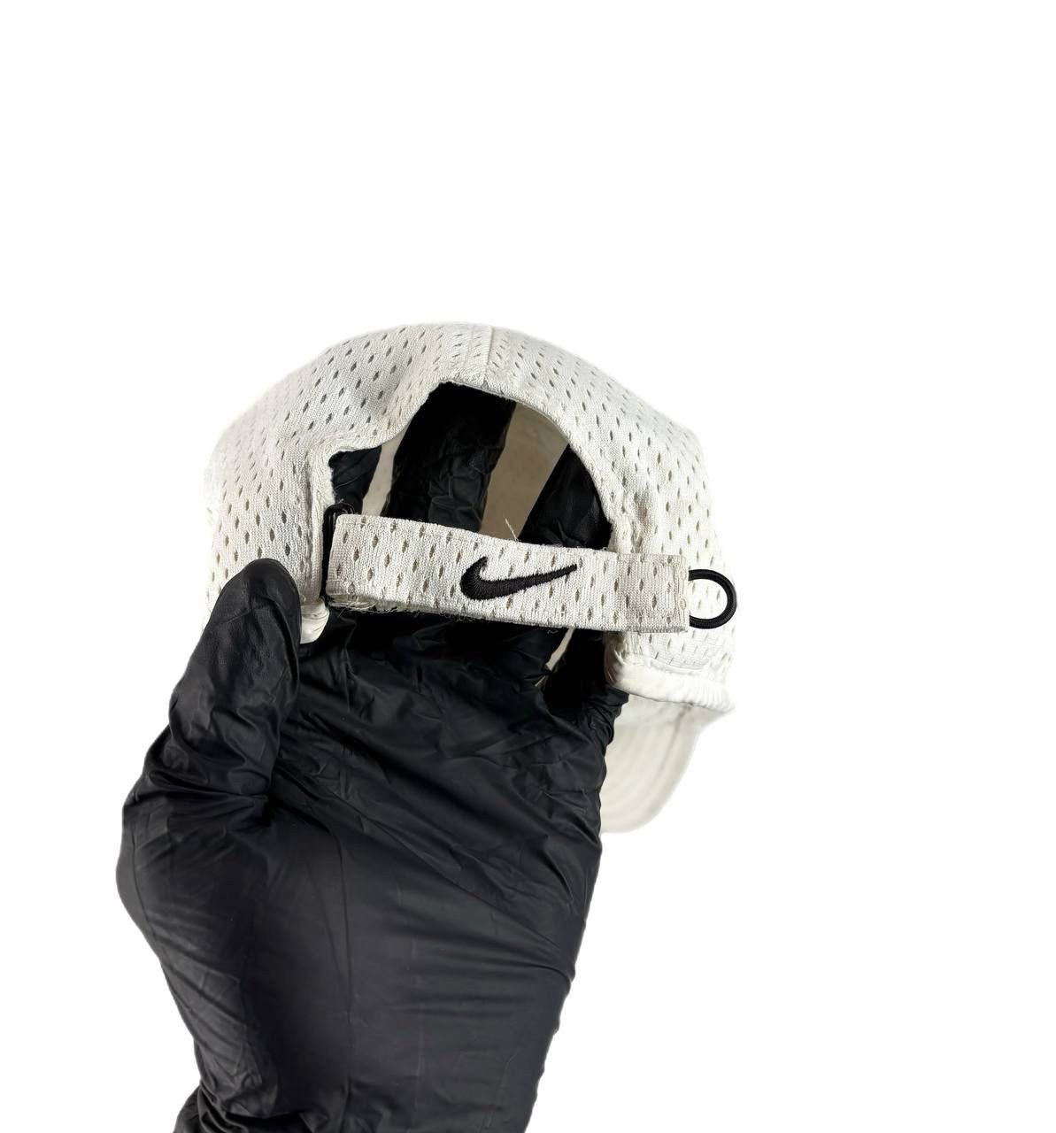 Nike Nike vintage swoosh emroidered logo mesh white cap Size ONE SIZE - 3 Thumbnail