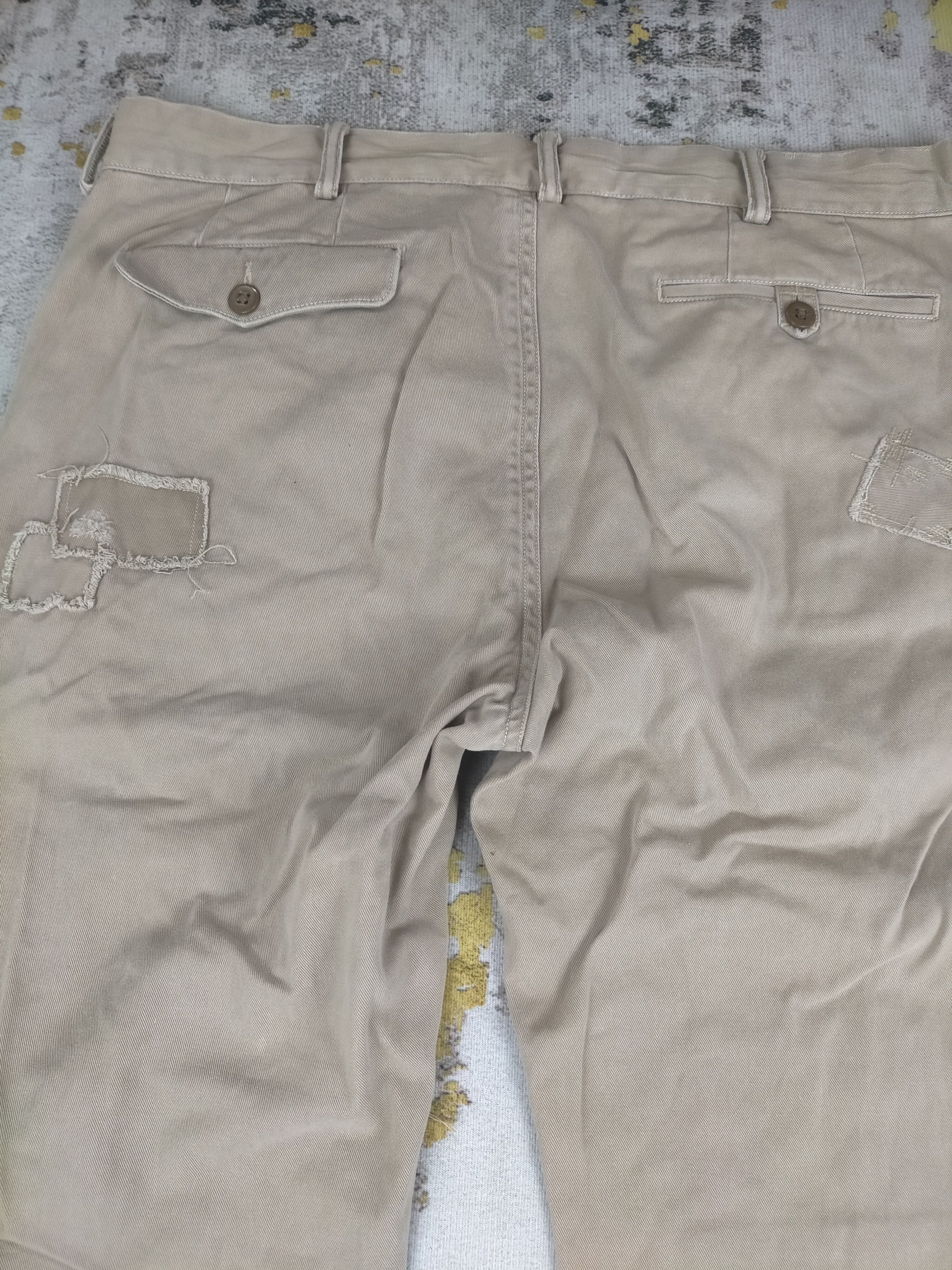 Ralph Lauren 🔥 Vintage Polo Ralph Lauren Patchwork Distressed Pants Size US 34 / EU 50 - 7 Thumbnail