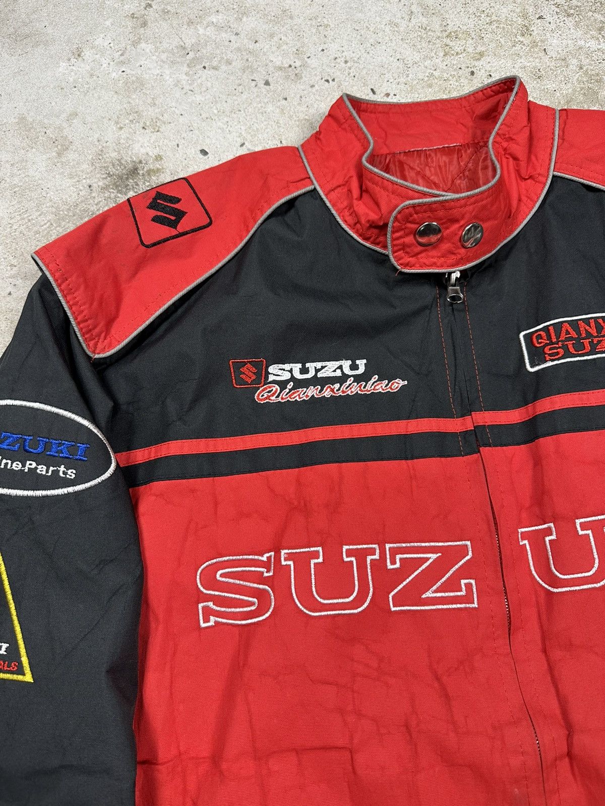 Vintage ‼️ Vintage y2k Suzuki Racing Jacket Red Size US XXL / EU 58 / 5 - 4 Thumbnail