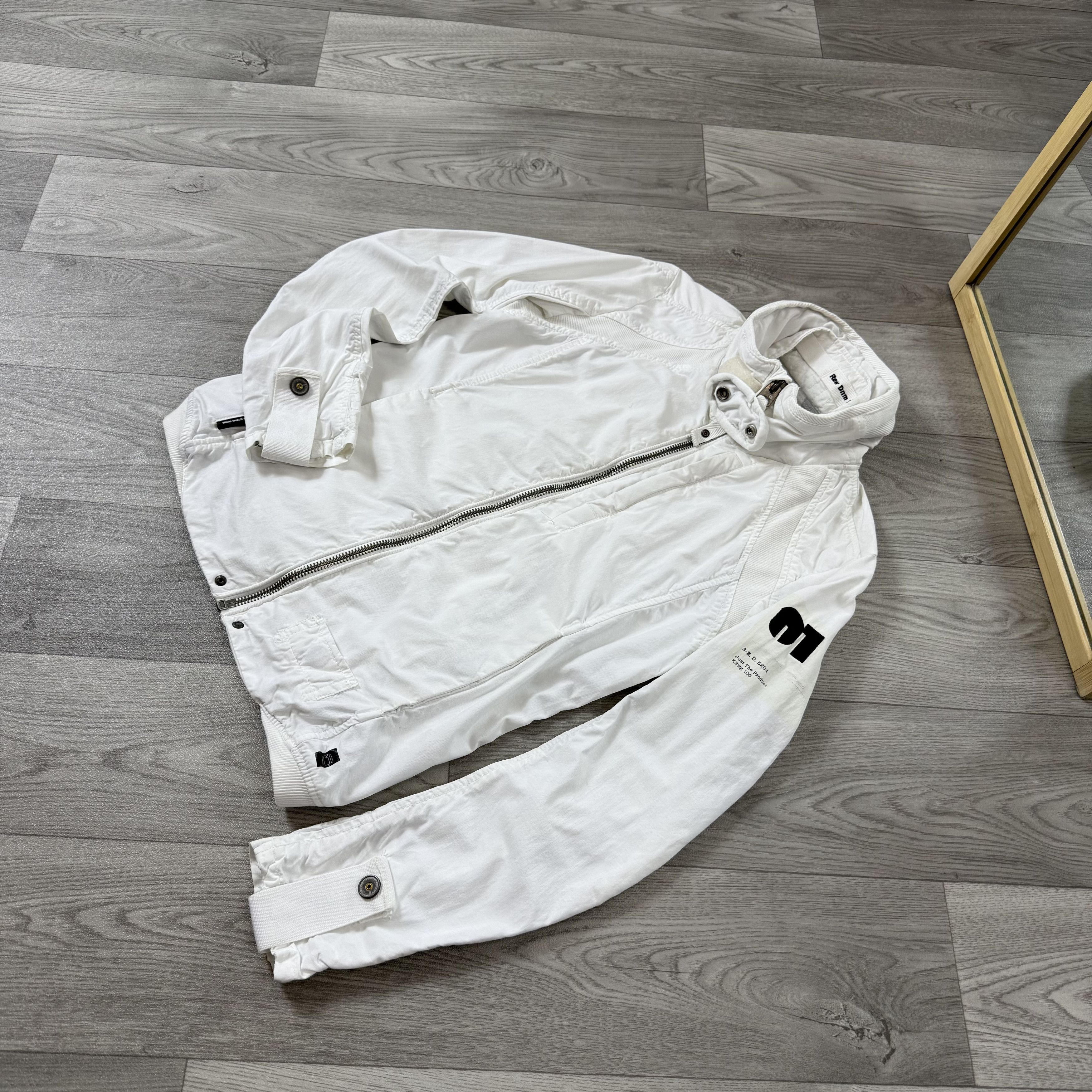 G-Star Vintage G-Star Raw 90s White Women's Y2K Light Jacket S Size S / US 4 / IT 40 - 5 Thumbnail