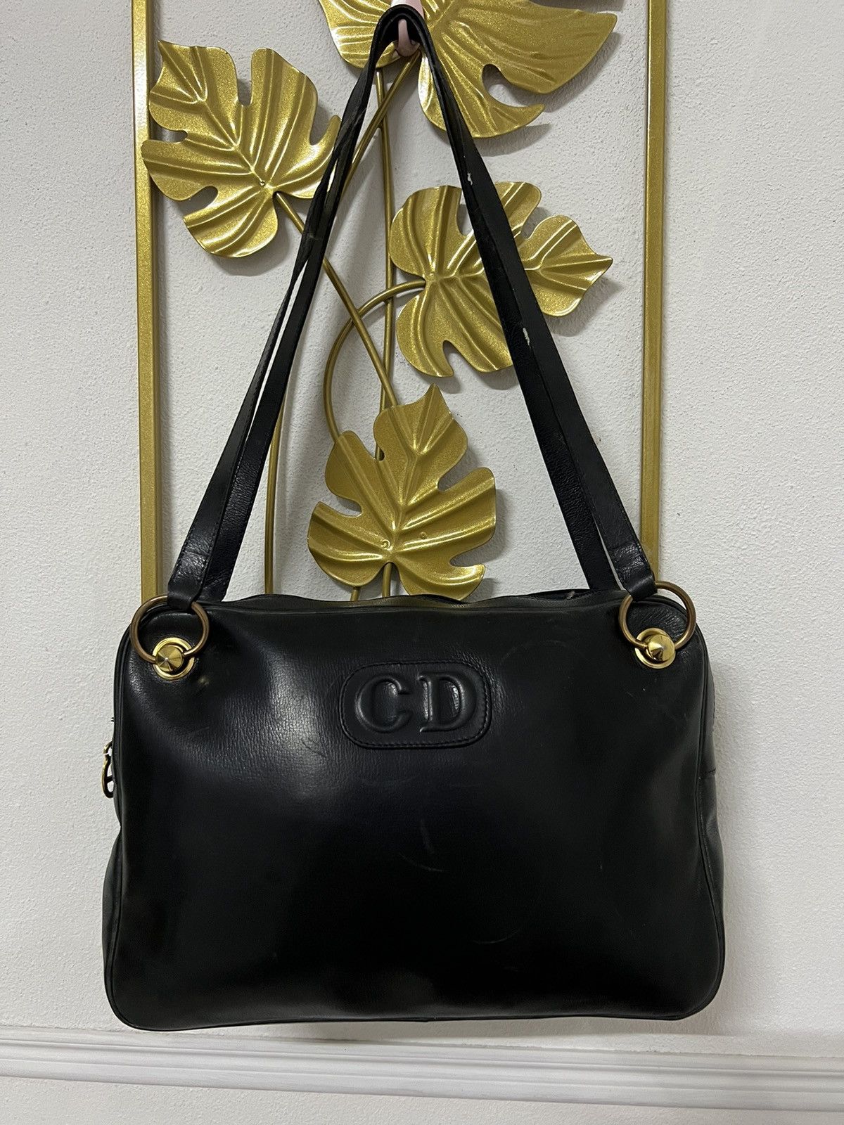 Christian Dior Monsieur VINTAGE CHRISTIAN DIOR LEATHER SHOULDER BAG MODELE EXCLUSIVE Size ONE SIZE - 2 Thumbnail