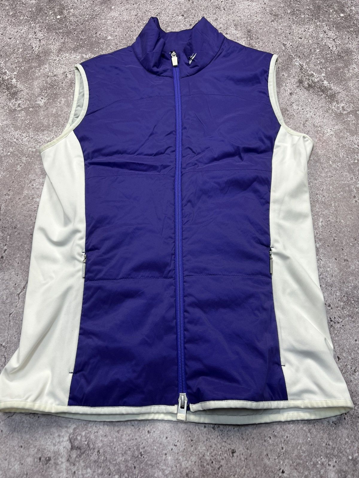 KJUS Kjus Womens Purple White Radiation Zip Gilet Vest Outdoor Size S / US 4 / IT 40 - 4 Thumbnail