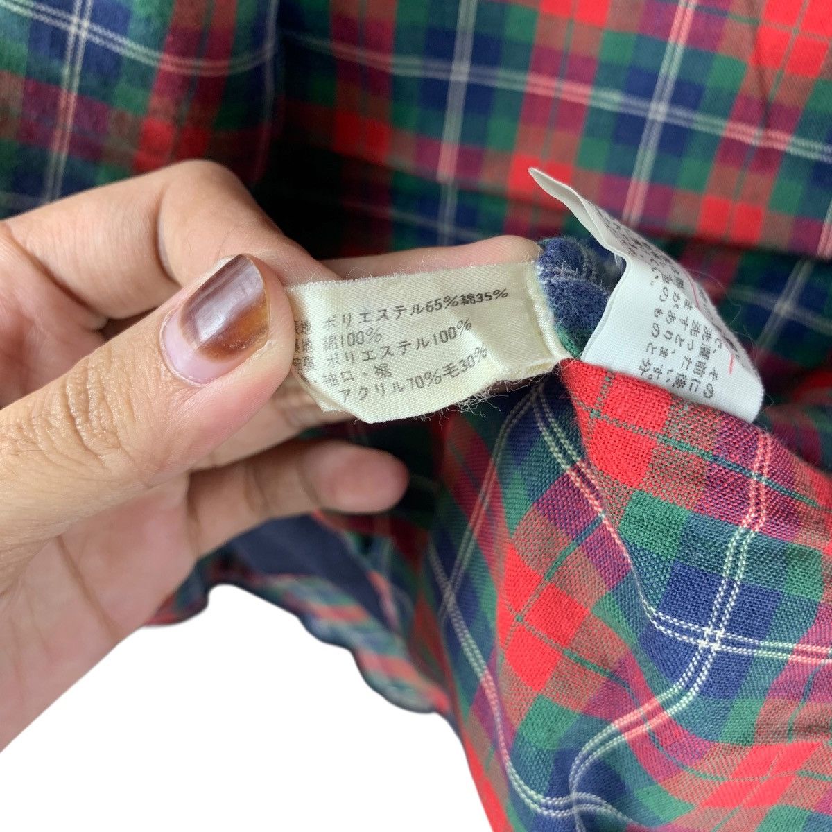 Lacoste Vintage CHEMISE LACOSTE Tartan Sun Faded Jacket Windbreaker Size US M / EU 48-50 / 2 - 10 Thumbnail