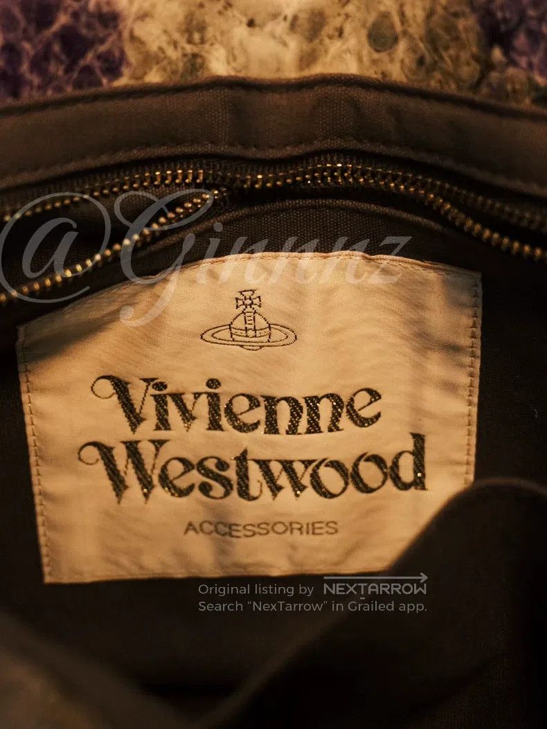 Vivienne Westwood Vivienne Westwood size os Vintage Snake Pattern Purple Gold Size ONE SIZE - 4 Thumbnail