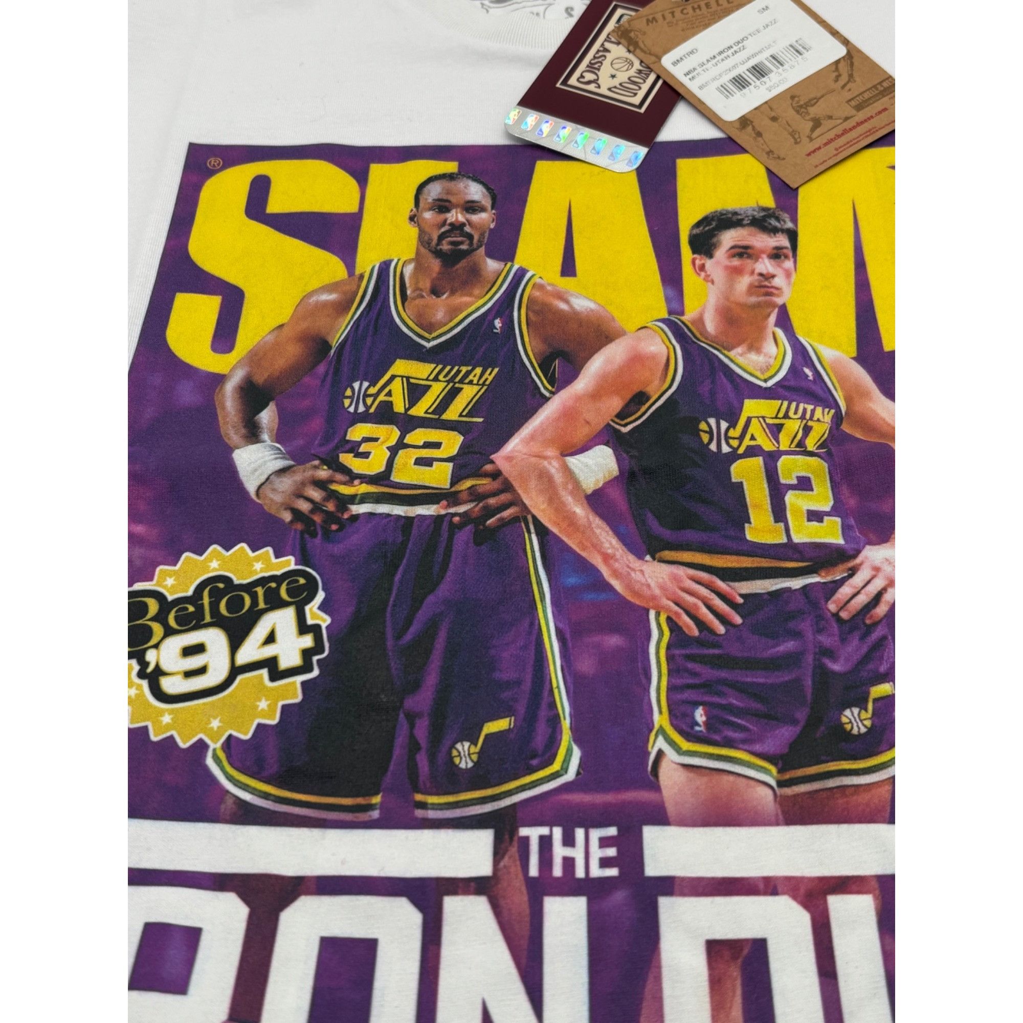 Mitchell & Ness Mitchell & Ness NBA Slam Iron Duo Tee Jazz Multi, Utah Jazz, Size US S / EU 44-46 / 1 - 4 Thumbnail