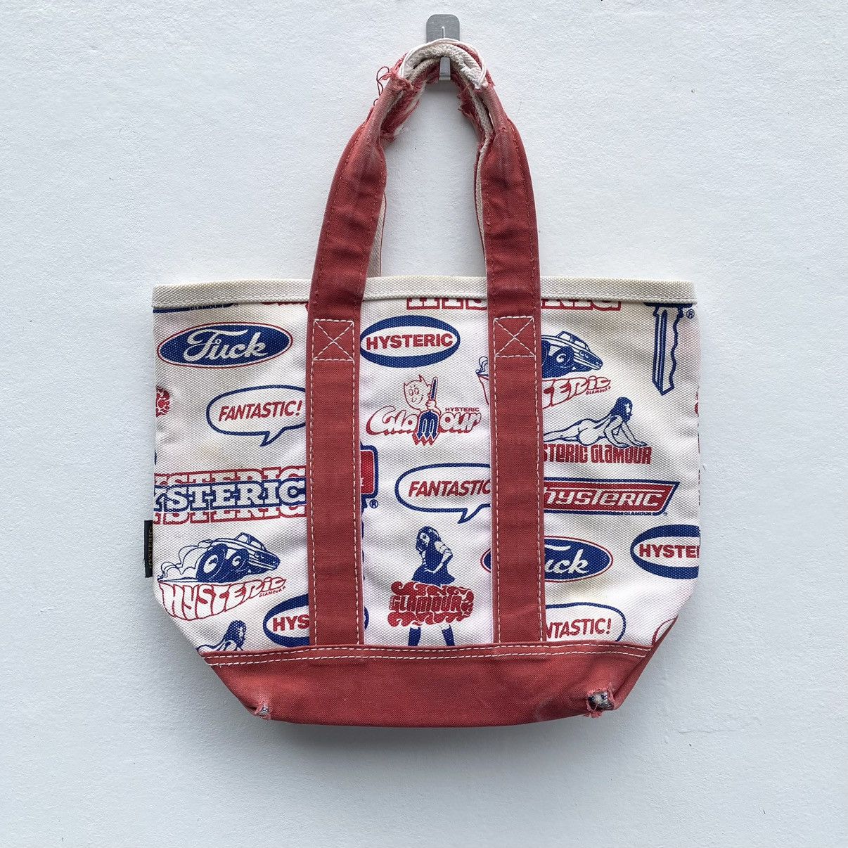 Hysteric Glamour Hysteric Glamour Fuck Printed Tote Bag Hysteric Distressed Size ONE SIZE - 2 Thumbnail