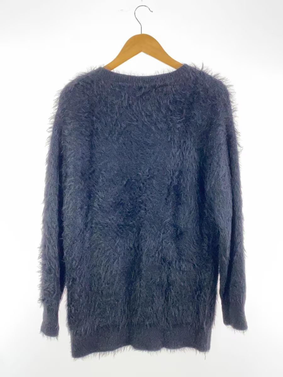 Number (N)ine Black Faux Mohair Knit Sweater Size US S / EU 44-46 / 1 - 2 Thumbnail