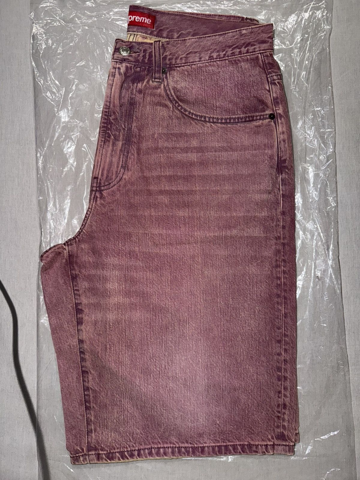 Supreme Supreme Baggy Denim Short (Overdyed Purple) - Size 32 