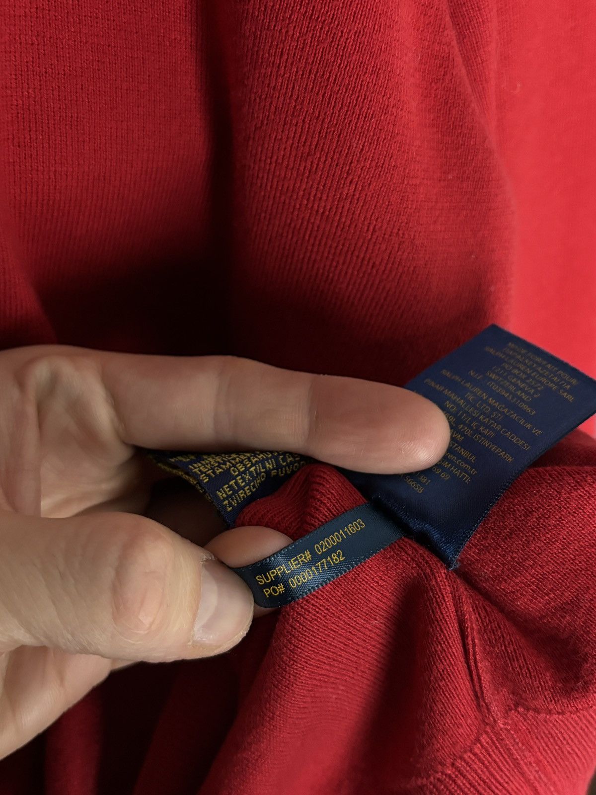 Polo Ralph Lauren Polo Ralph Lauren Pima Cotton Half Zip Sweater Size US L / EU 52-54 / 3 - 12 Thumbnail