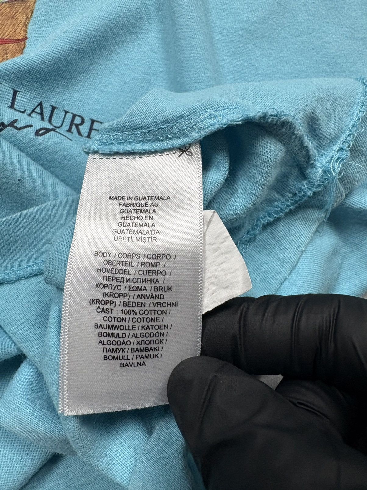 Polo Ralph Lauren Polo Ralph Lauren Beach Bear Graphic Tee Blue Size S Classic Size US S / EU 44-46 / 1 - 13 Thumbnail