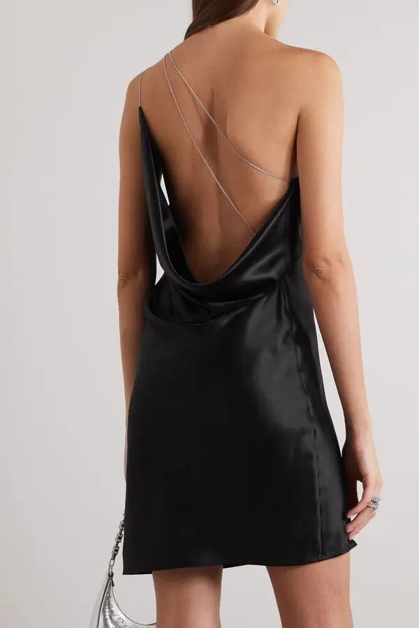 Givenchy o1y0925 Mini Dress in Black Size S / US 4 / IT 40 - 3 Thumbnail