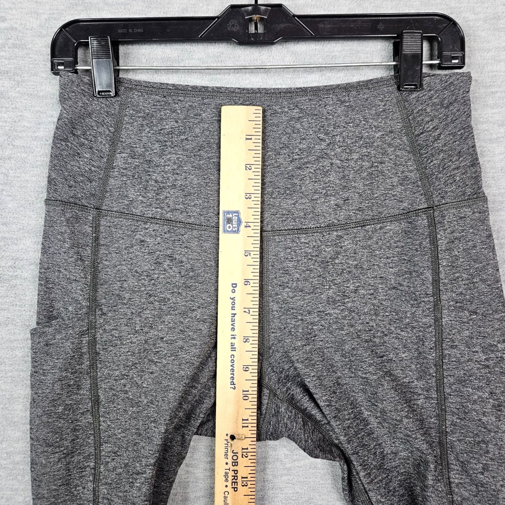 The North Face The North Face Women's Dark Gray Side Pockets Crop Workout Gym Leggings Size L Size 36" / US 14 / IT 50 - 7 Thumbnail