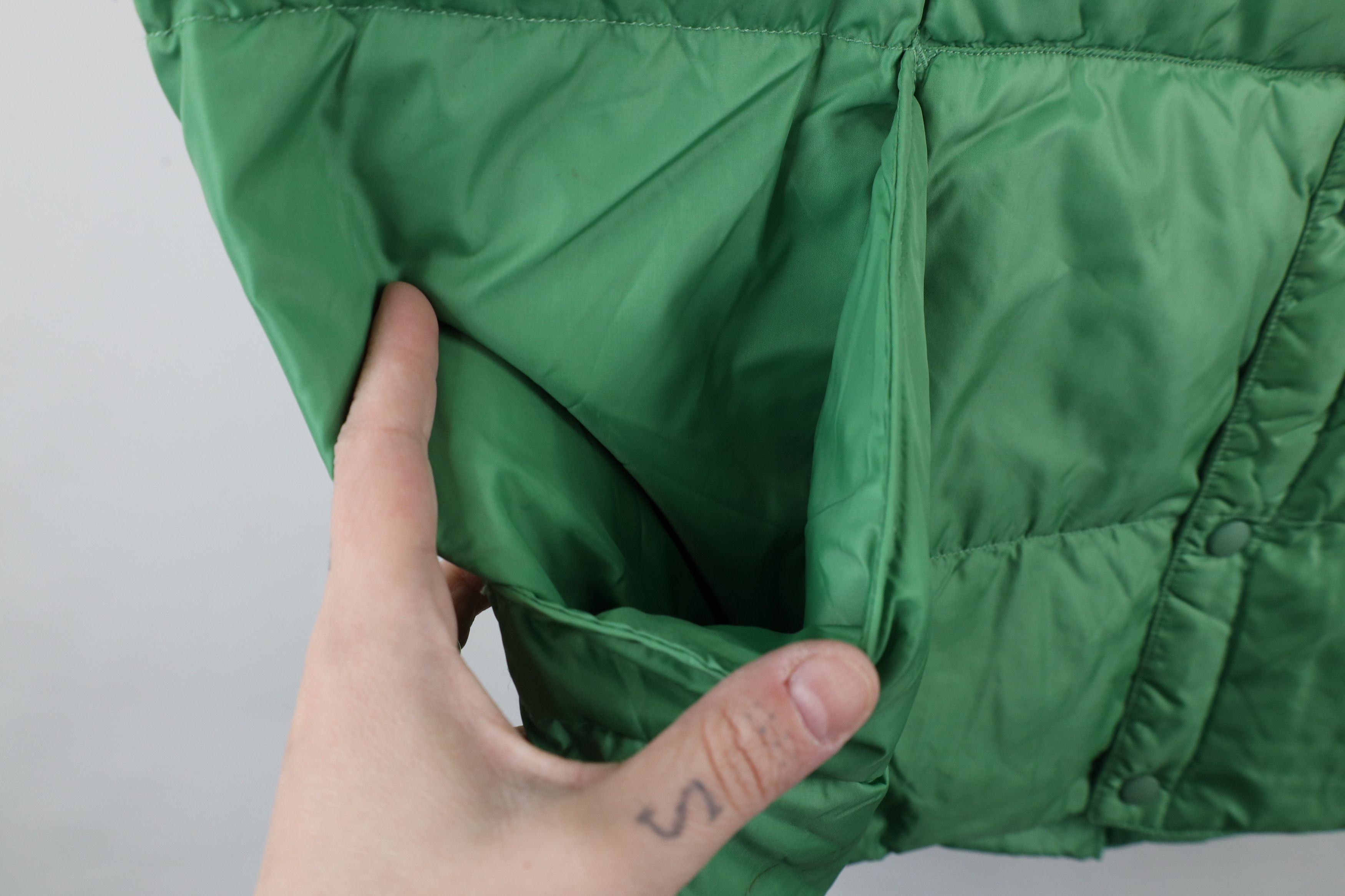 Lands' End × Vintage Vintage 90s Lands End Down Fill Puffer Vest Jacket Green Size US XL / EU 56 / 4 - 9 Thumbnail