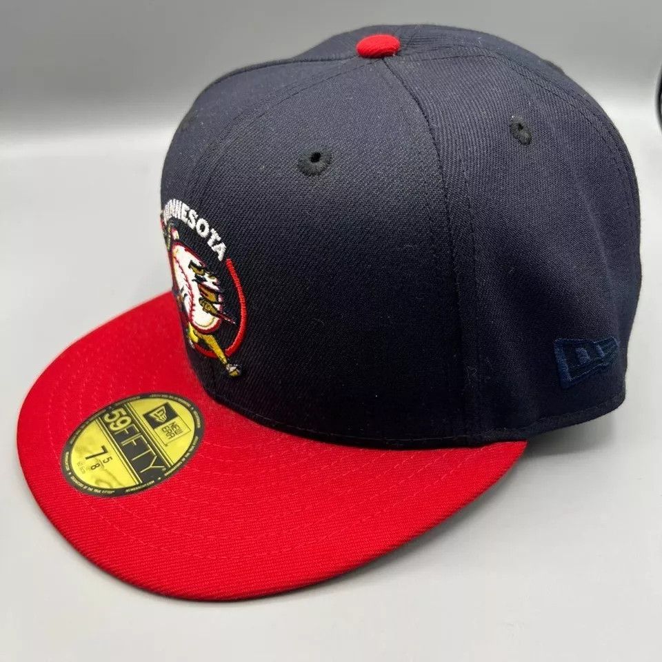 New Era Minnesota Twins Hat Men 7 5/8 59Fifty New Era Fitted Cap Size ONE SIZE - 2 Thumbnail