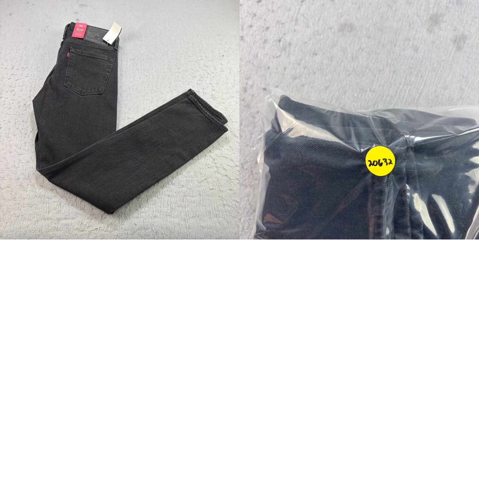 Levi's Levi's Jeans Mens 29x32 Black 510 Skinny Distressed Denim NEW Size US 29 - 9 Thumbnail