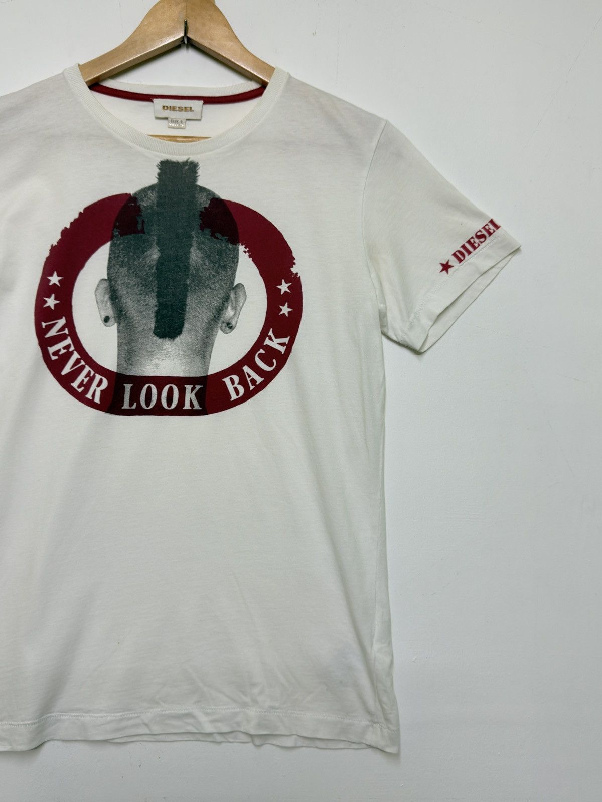 Diesel Vintage Diesel Mohican Logo Graphic Short Sleeve Unisex Tee Size US XS / EU 42 / 0 - 4 Thumbnail