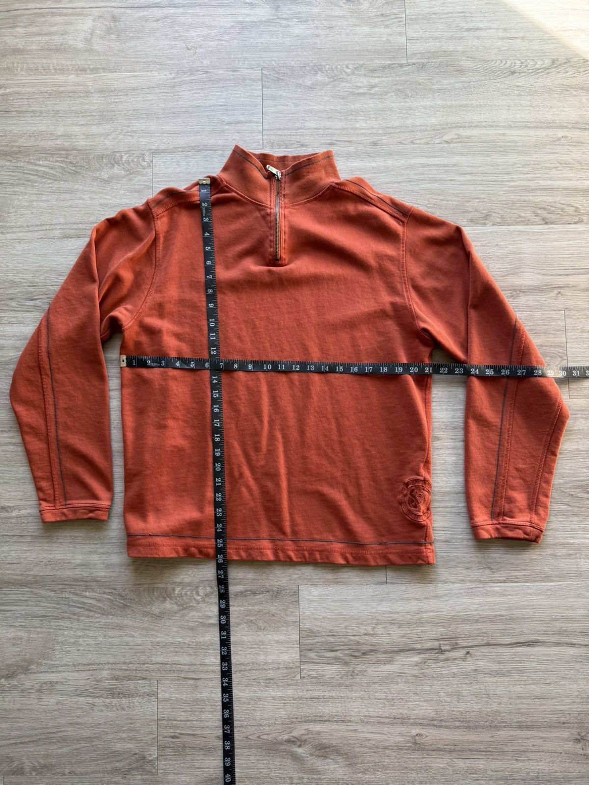 Vintage Vintage Earth Tone 1/4 Quarter Zip Jacket Hoodie Sweatshirt Size US M / EU 48-50 / 2 - 5 Thumbnail