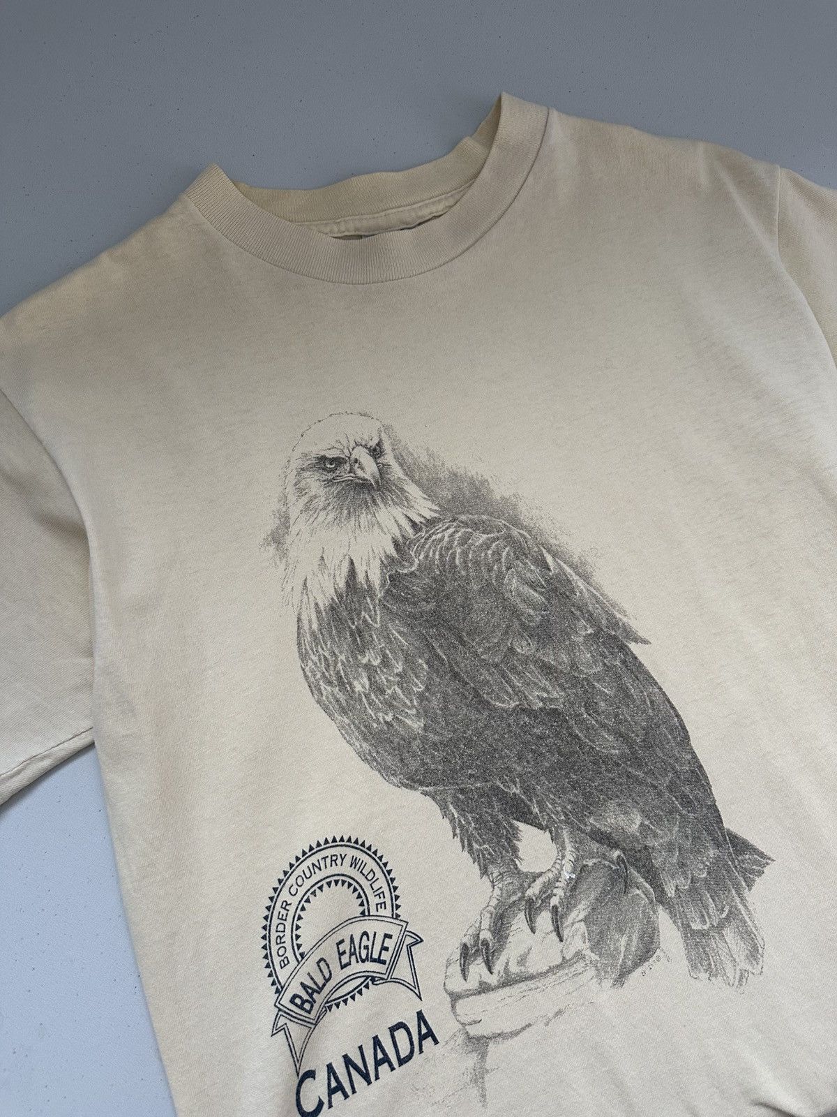 Band Tees 90s Vintage Canada Eagle Box Logo Tee Made in Usa Size US M / EU 48-50 / 2 - 7 Thumbnail