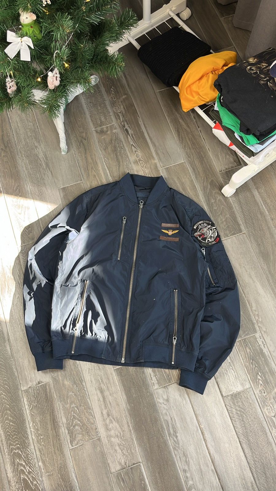 Other Italian Navy Aviazione Navale nylon bomber Size US L / EU 52-54 / 3 - 1 Thumbnail
