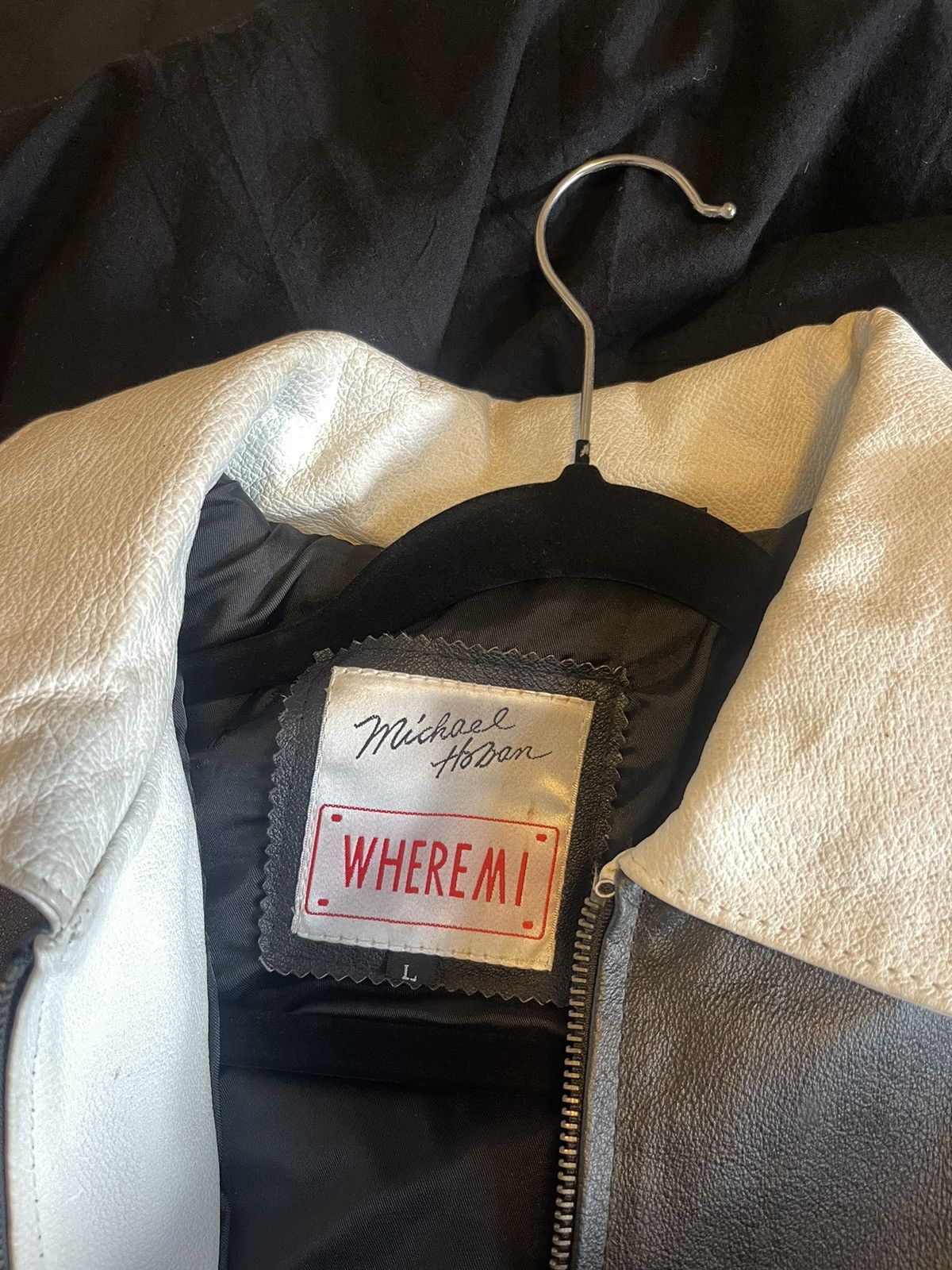 Michael Hoban USA LEATHER JACKET Size US L / EU 52-54 / 3 - 2 Thumbnail
