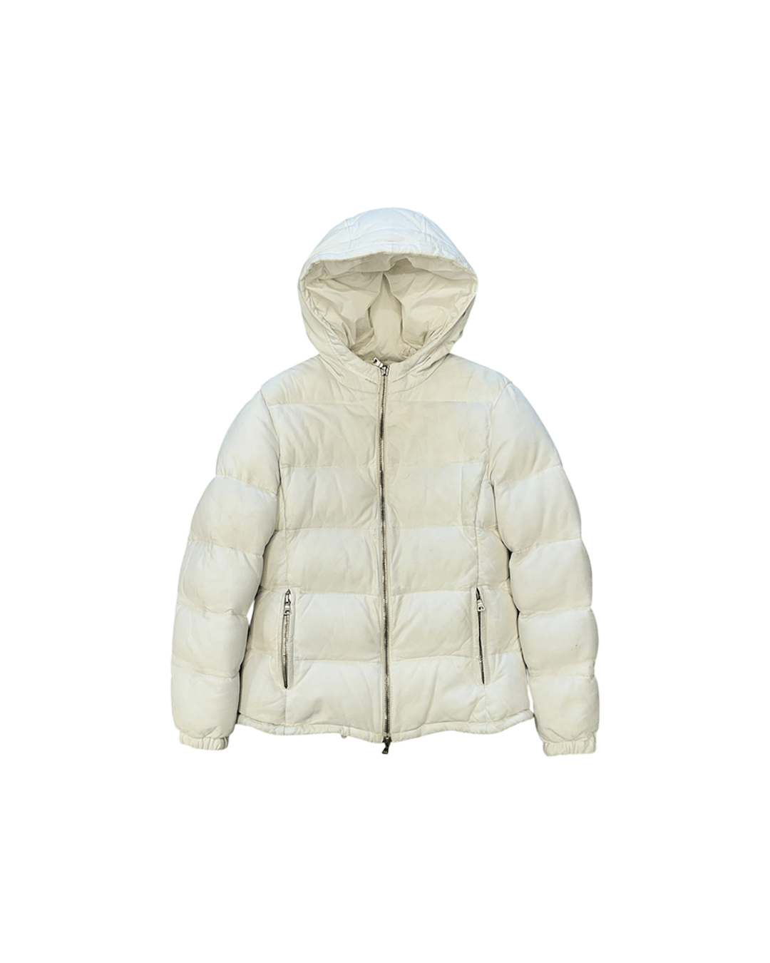 Prada Prada Faux Leather Puffer White Size M / US 6-8 / IT 42-44 - 1 Thumbnail