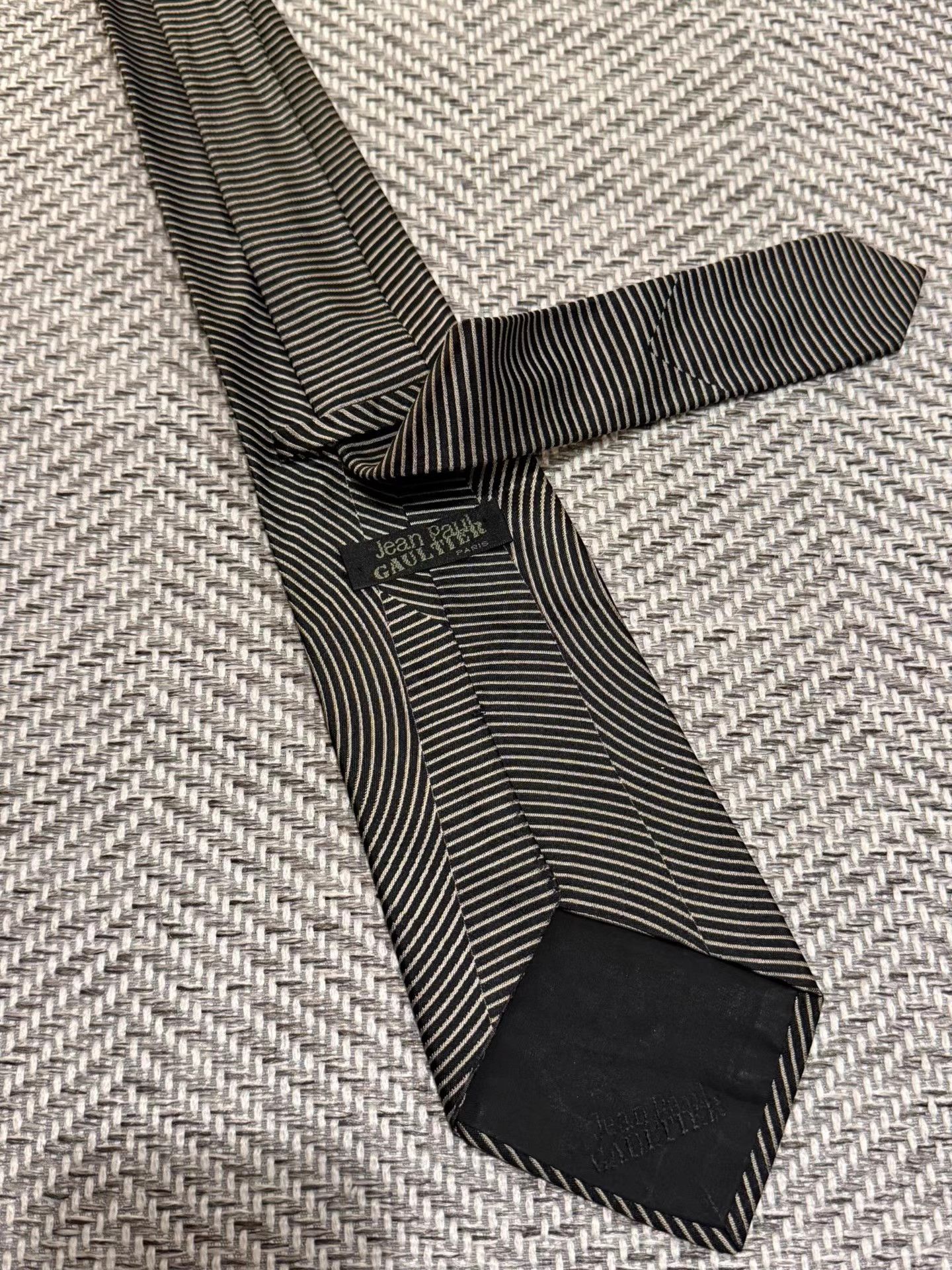Jean Paul Gaultier Jean Paul Gaultier "Heart Sword" Lake Blue Tie K24 Size ONE SIZE - 4 Thumbnail