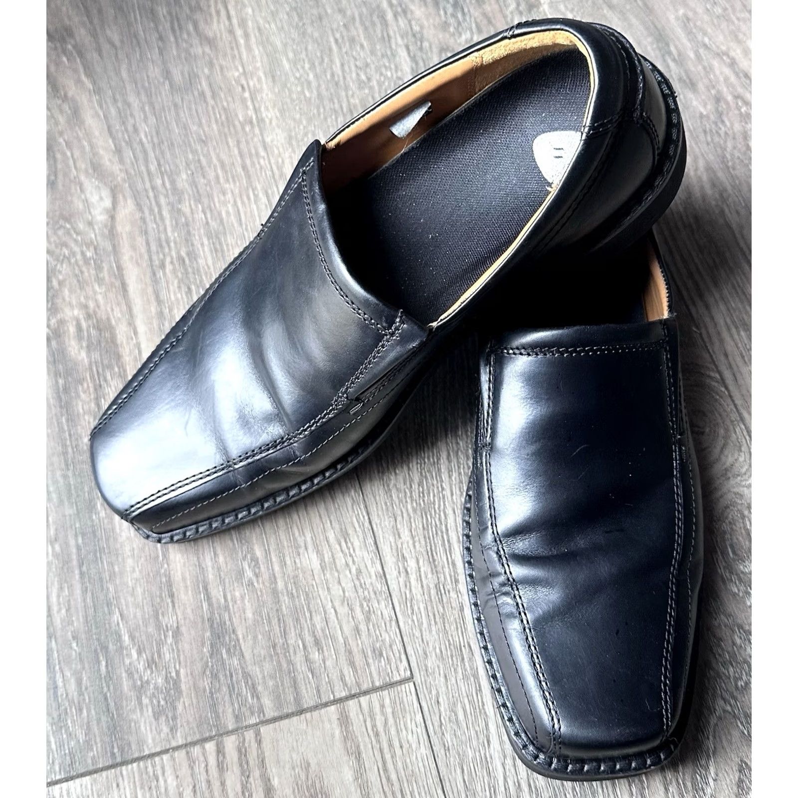Ecco Men\'s Black Leather Casual Loafers Size EU 44 ECCO® Men main image 4