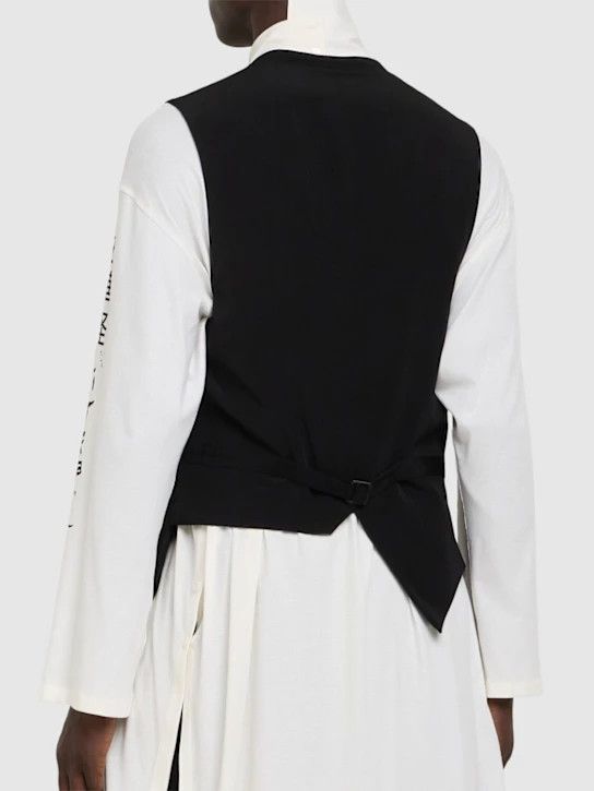 Yohji Yamamoto o1lsvrm0525 Pleated Vest in Black Size US M / EU 48-50 / 2 - 5 Thumbnail