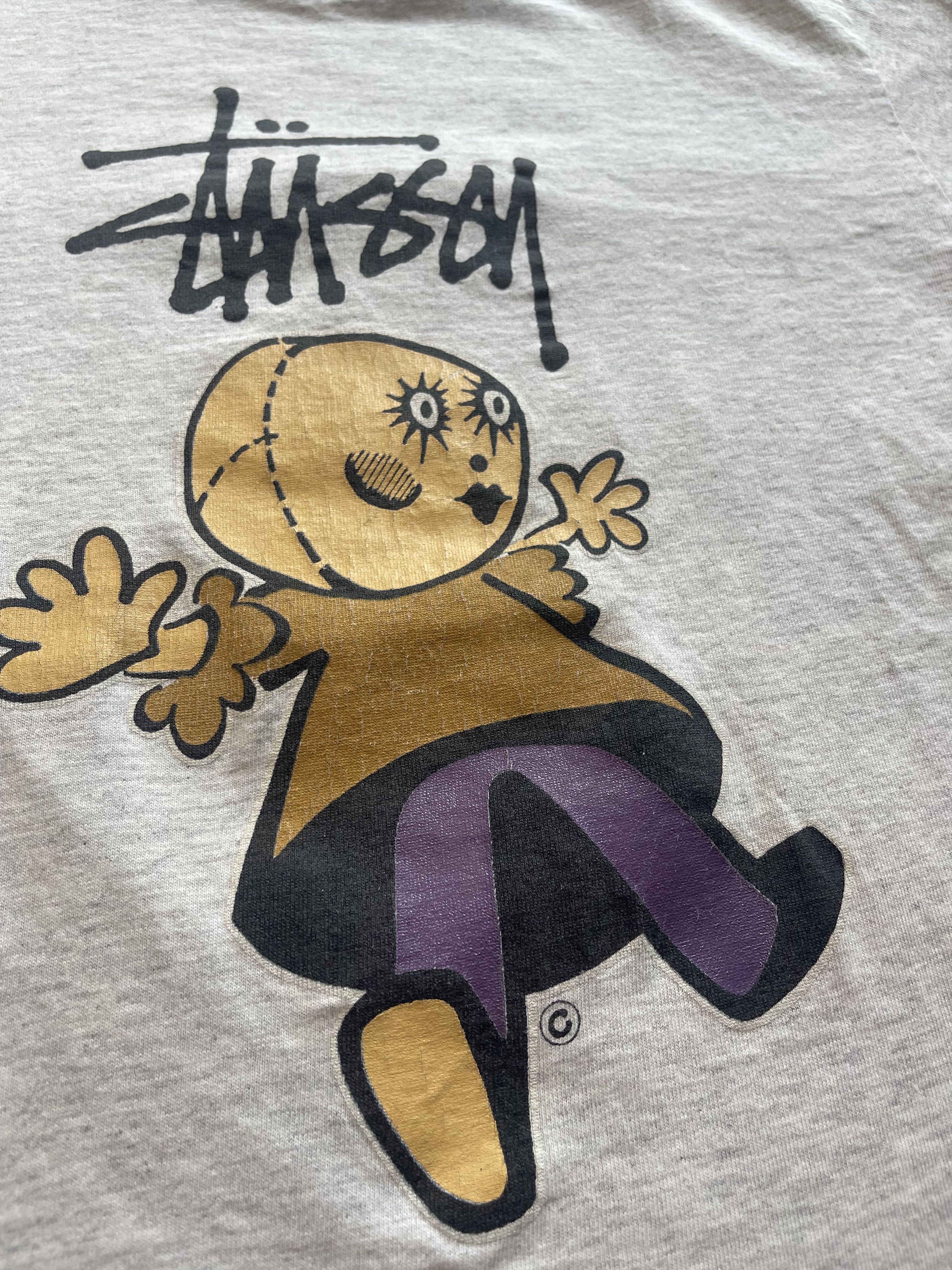 Stussy Vintage 90s Stussy "Doll Graphic" T-Shirt Size US S / EU 44-46 / 1 - 4 Thumbnail