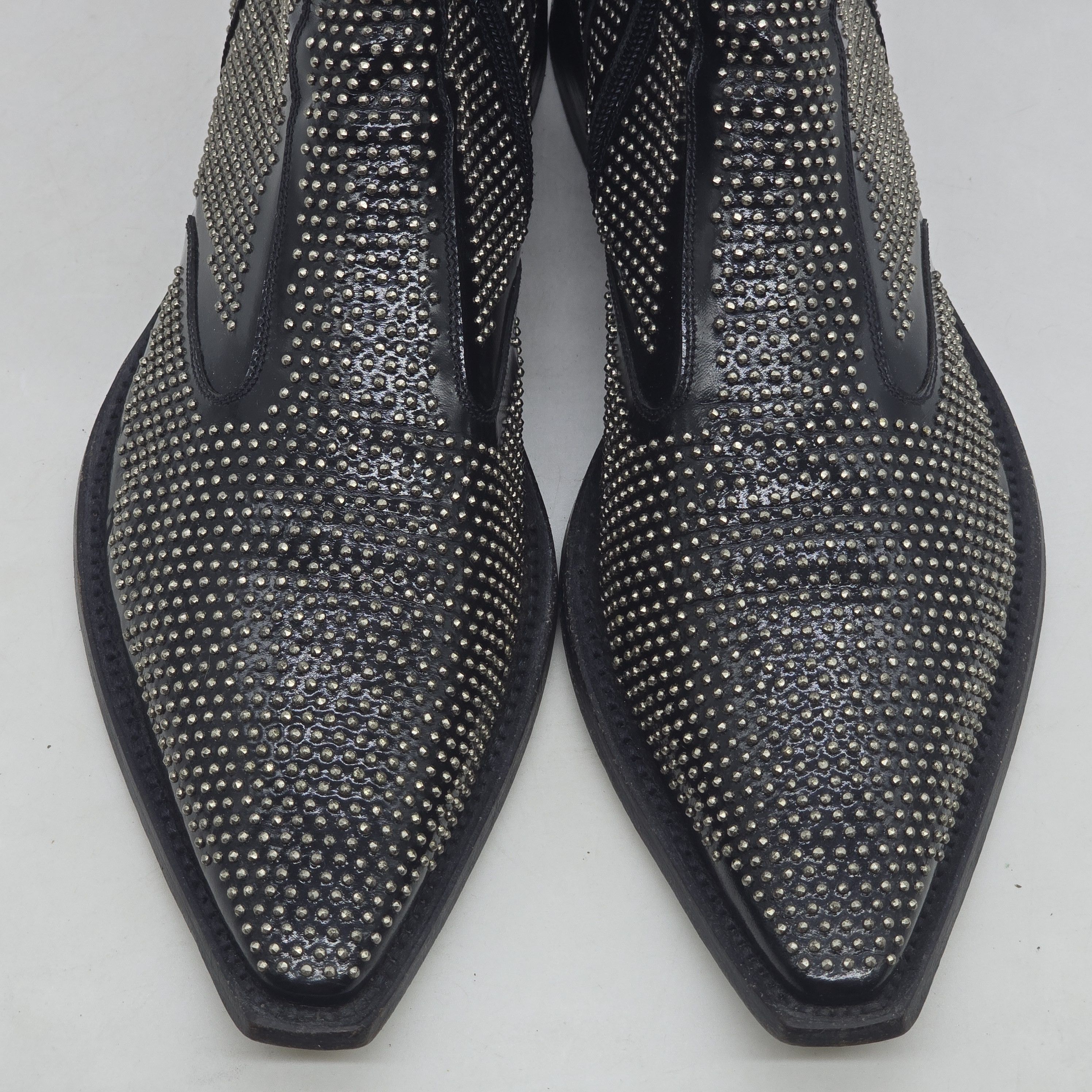 Gianni Barbato Gianni Barbato - Archive Studded Accents Leather Boots Size US 7 / EU 40 - 4 Thumbnail