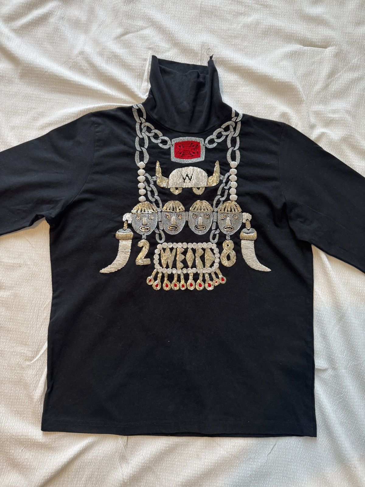 Very Rare Walter Van Beirendonck Embroidered Long Sleeve