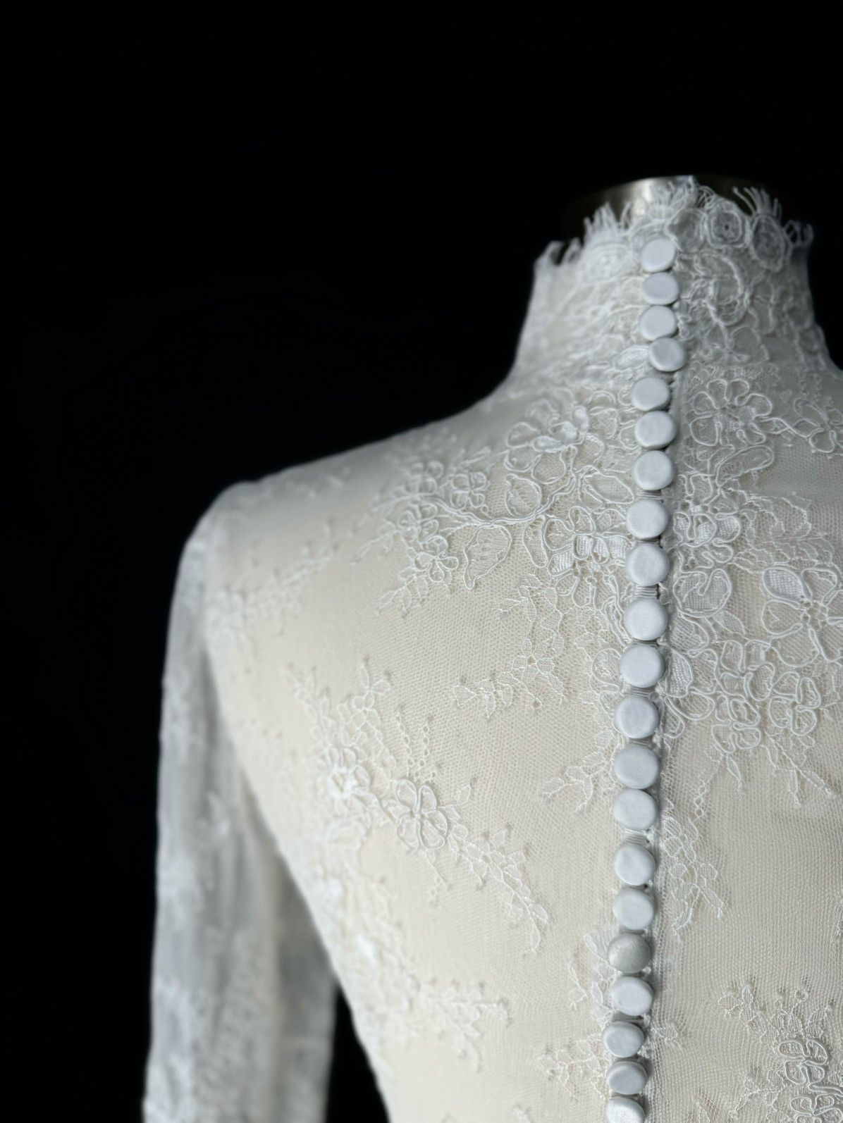 Other Preloved US 2 Anna Augusta French Corded Lace Bridal Top Size XS / US 0-2 / IT 36-38 - 5 Thumbnail