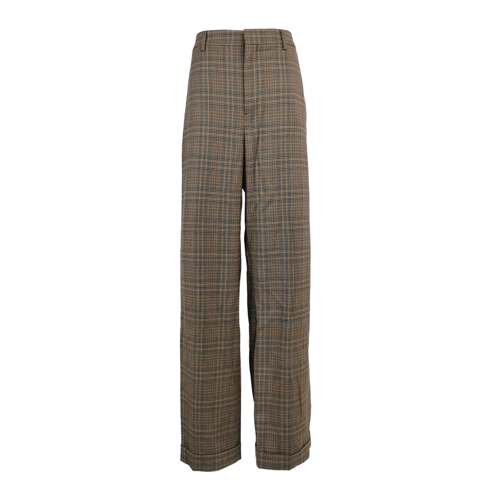 Celine Celine Check Wool Trousers Size 38 Size 27" / US 4 / IT 40 - 1 Thumbnail