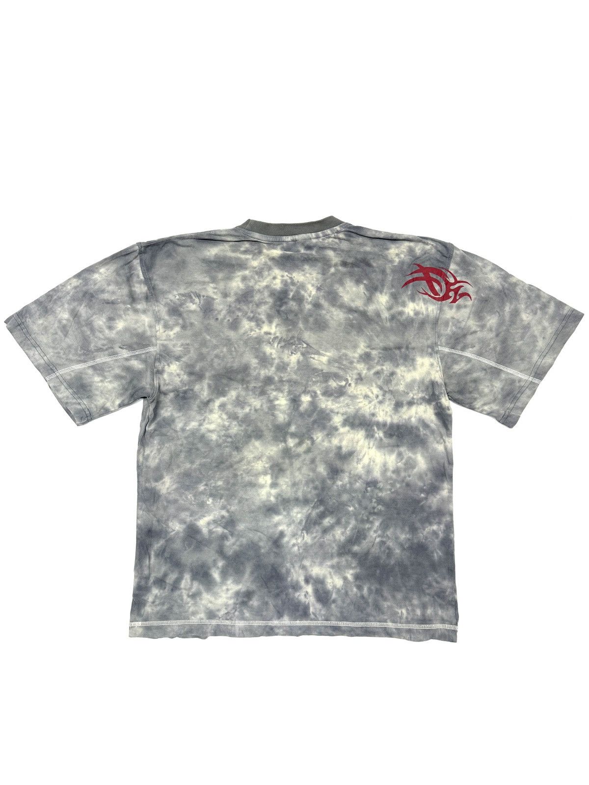 Bob Marley 90s Thrashed Bob Marley Rastaman tie-dye t-shirt Size US L / EU 52-54 / 3 - 3 Thumbnail