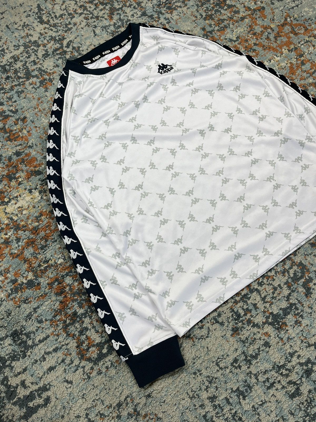Kappa × Vintage Vintage y2k Kappa long sleeve jersey tee Tommy Cash Size US M / EU 48-50 / 2 - 2 Thumbnail
